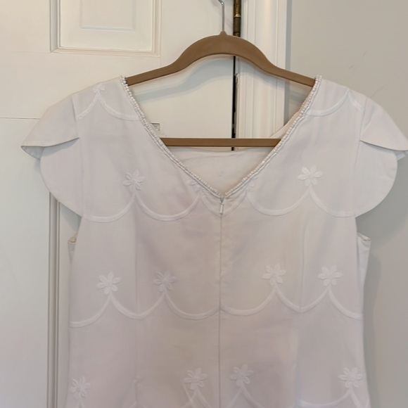 Lily Pulitzer Cotton Dress Embroidery and Subtle Beading. - Picture 3 of 7